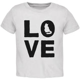 Cat Love Toddler T Shirt front view
