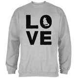 Cat Love Mens Sweatshirt front view