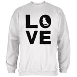 Cat Love Mens Sweatshirt front view