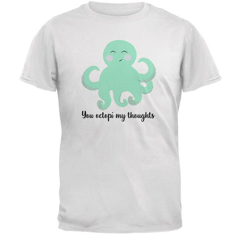 Octopus You Octopi My Thoughts Occupy Cute Pun  Mens T Shirt