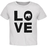 Elephant Love Toddler T Shirt  front view