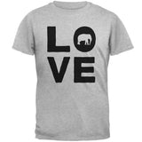 Elephant Love Mens T Shirt front view