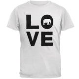 Elephant Love Mens T Shirt front view