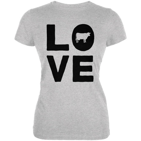 Cow Love Juniors Soft T Shirt