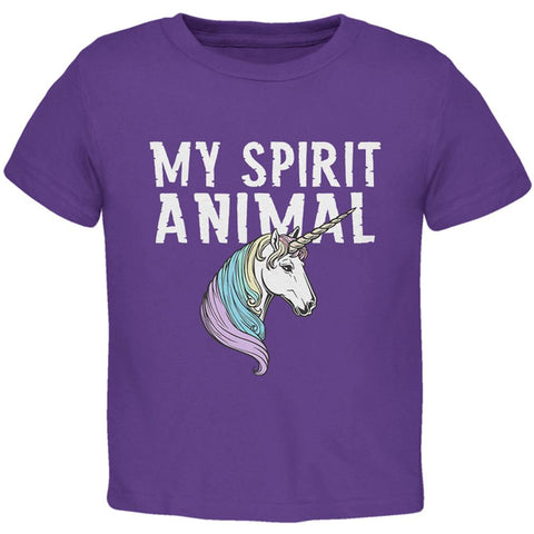 My Spirit Animal Unicorn Toddler T Shirt