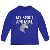 My Spirit Animal Unicorn Toddler Long Sleeve T Shirt