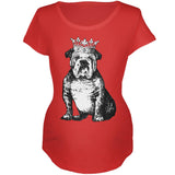 Bulldog Crown Maternity Soft T Shirt