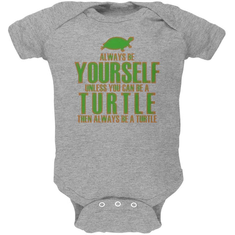 Always Be Yourself Turtle Soft Baby One Piece