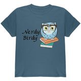 Owl Nerdy Birdy Funny Rhyme Youth T Shirt