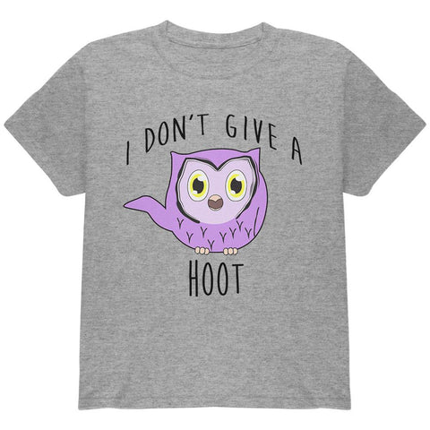 Owl I Don't Give A Hoot Funny Youth T Shirt