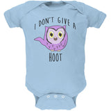 Owl I Don't Give A Hoot Funny Soft Baby One Piece