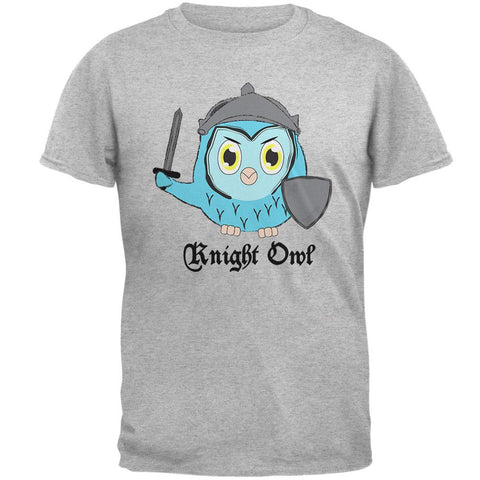 Knight Owl Night Funny Pun Mens T Shirt
