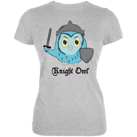 Knight Owl Night Funny Pun Juniors Soft T Shirt