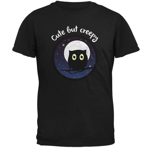 Owl Creepy But Cute Night Mens T Shirt
