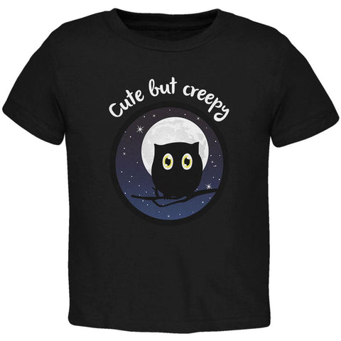 Owl Creepy But Cute Night Toddler T Shirt
