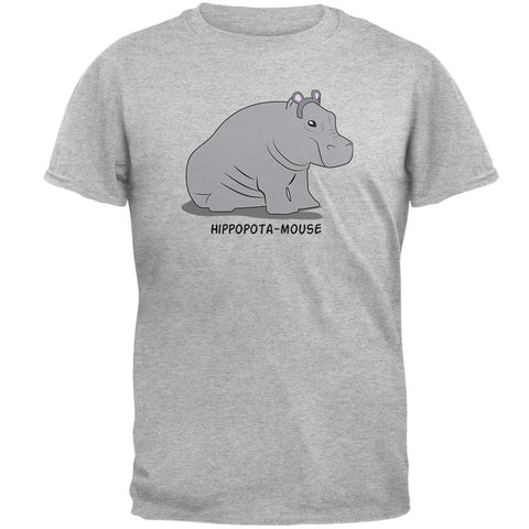 Hippo Mouse Hippopotamouse Funny Pun Mens T Shirt