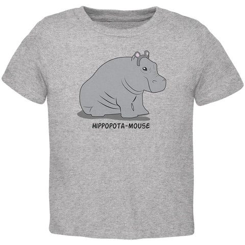 Hippo Mouse Hippopotamouse Funny Pun Toddler T Shirt