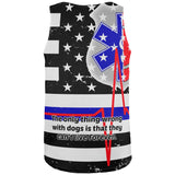 Firefighter EMT Dalmatian Live Forever Thin Red Line Flag All Over Mens Tank Top