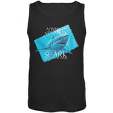 Always Be Yourself Shark Great White Mens Tank Top