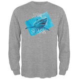 Always Be Yourself Shark Great White Mens Long Sleeve T Shirt