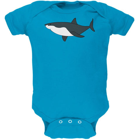 Great White Shark Cute Soft Baby One Piece