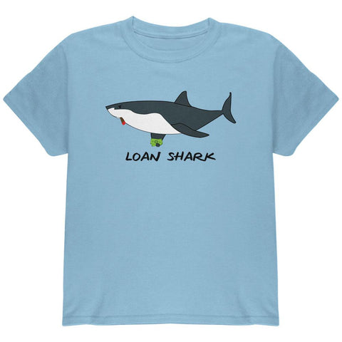 Loan Shark Great White Funny Pun Youth T Shirt