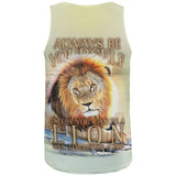 Always Be Yourself Unless Lion All Over Mens Tank Top