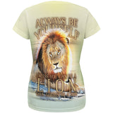 Always Be Yourself Unless Lion All Over Womens T Shirt