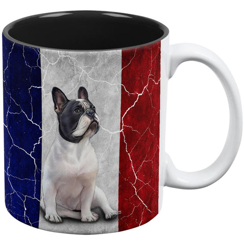 French Bulldog Live Forever Flag All Over Coffee Mug