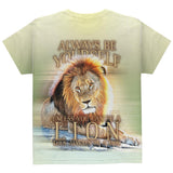 Always Be Yourself Unless Lion All Over Youth T Shirt