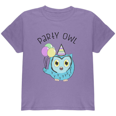 Party Owl Funny Cute Youth T Shirt