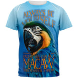 Always Be Yourself Unless Exotic Blue Macaw All Over Mens T Shirt