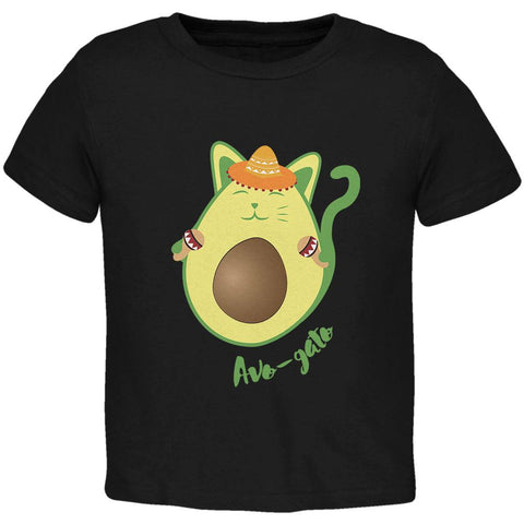 Cinco De Mayo Avogado Avocato Avocado Cat Spanish Toddler T Shirt