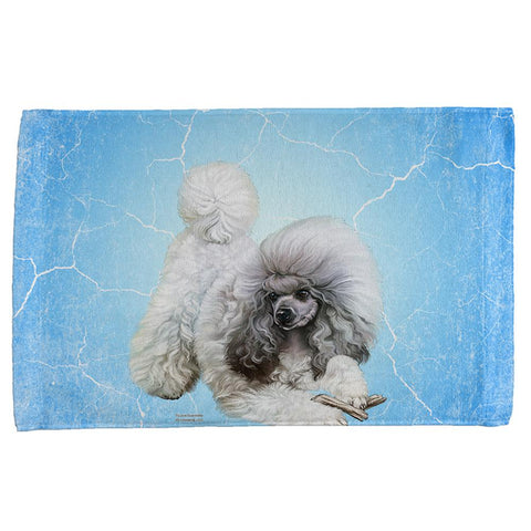Poodle Live Forever All Over Hand Towel