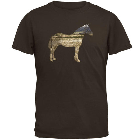 Horse Field Wild Mustang Mens T Shirt