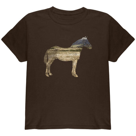 Horse Field Wild Mustang Youth T Shirt