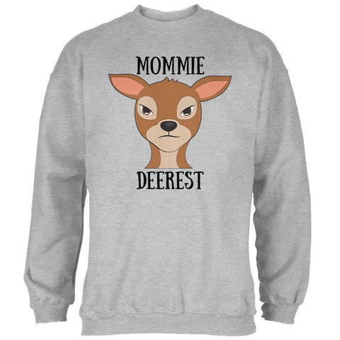 Deer Mommy Deerest Dearest Funny Pun Mens Sweatshirt