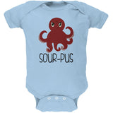Octopus Sourpuss Funny Cute Soft Baby One Piece