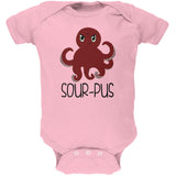 Octopus Sourpuss Funny Cute Soft Baby One Piece