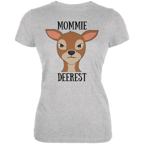 Deer Mommy Deerest Dearest Funny Pun Juniors Soft T Shirt