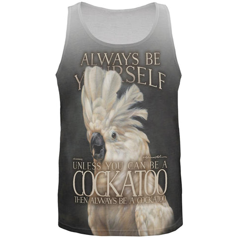 Always Be Yourself Unless Cockatoo All Over Mens Tank Top