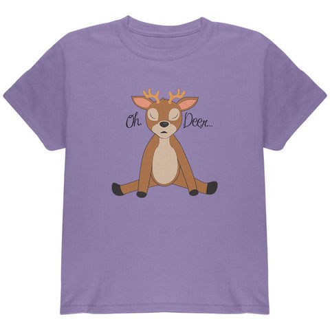 Oh Deer Funny Pun Cute Youth T Shirt