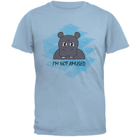 Hippo Not Amused Funny Mens T Shirt