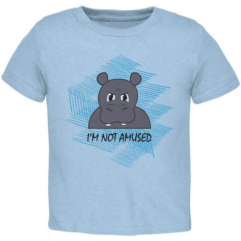 Hippo Not Amused Funny Toddler T Shirt