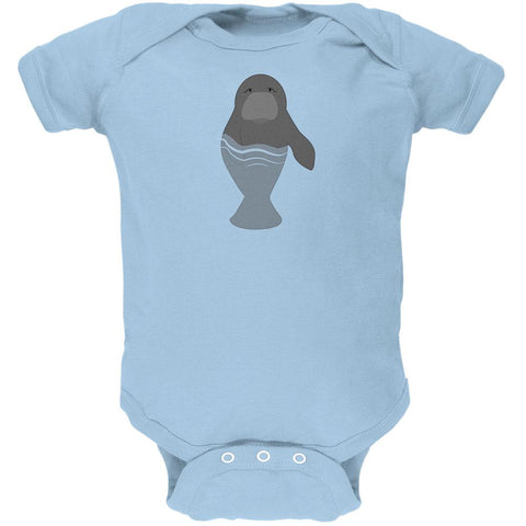 Manatee in Water Cute Soft Baby One Piece