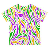 Mardi Gras Zebra Stripes Costume All Over Toddler T Shirt