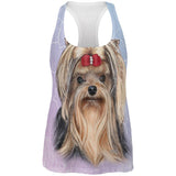 Yorkshire Terrier Live Forever All Over Womens Work Out Tank Top