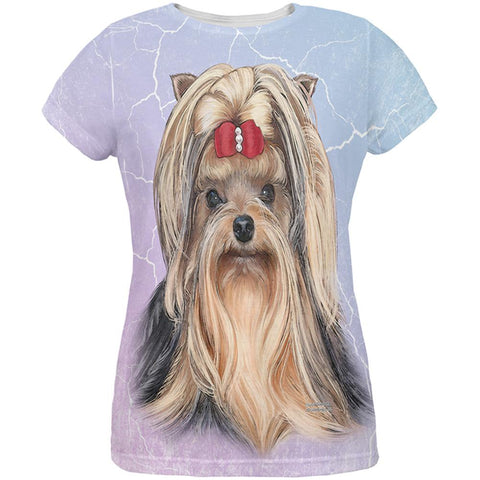 Yorkshire Terrier Live Forever All Over Womens T Shirt