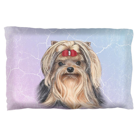 Yorkshire Terrier Live Forever Pillow Case