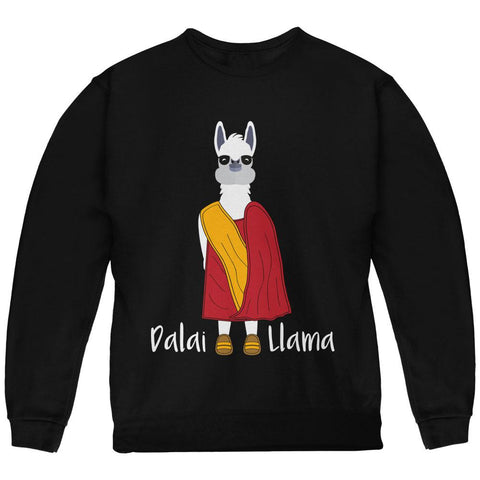 Funny Dalai Lama Llama Pun Youth Sweatshirt
